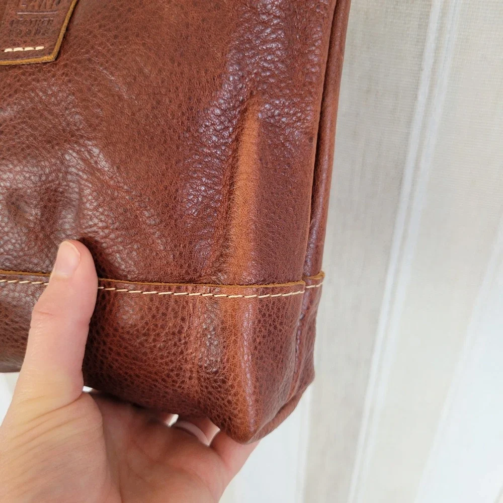 Portland Leather Goods‎ Crossbody Bag Purse Brown Boho Minimialist